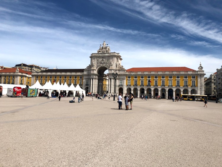 La Praça do Comércio à Lisbonne